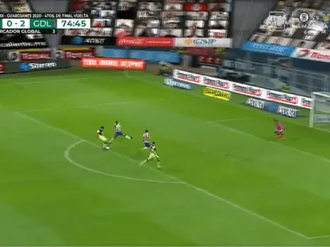 VIDEO: Henry Martín descontó con un golazo para América ante Chivas