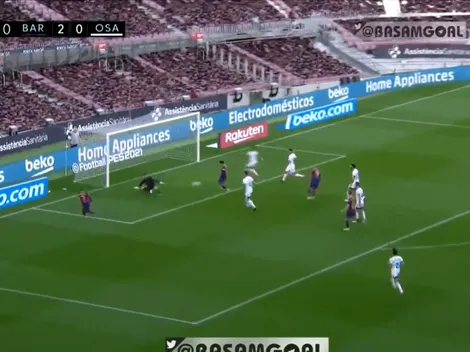 Griezmann lo dejó de cara al arco y Coutinho no falló