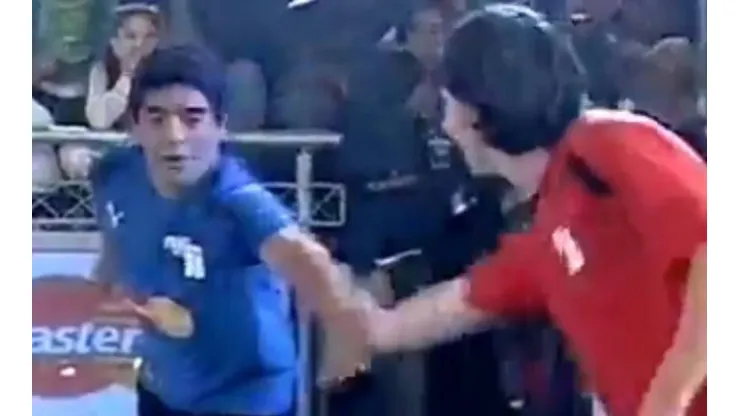 El video de Maradona y Messi juntos que tiene casi 2 millones de vistas