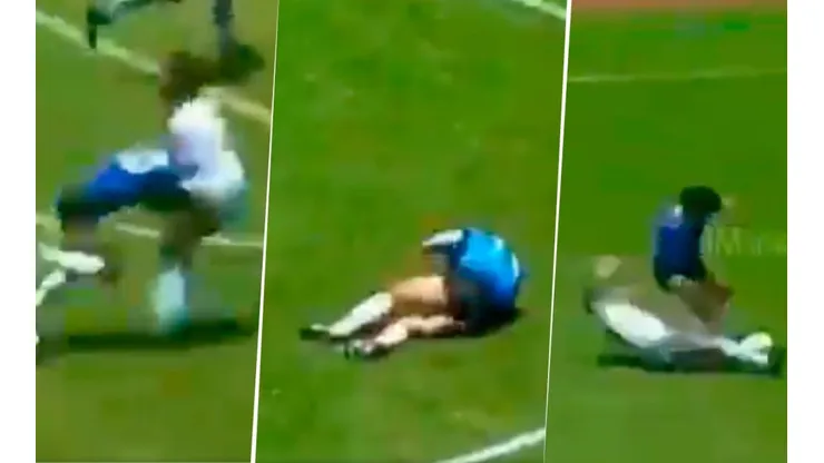 El video que nunca viste de Maradona contra Inglaterra en México '86