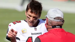 Tom Brady y Bruce Arians