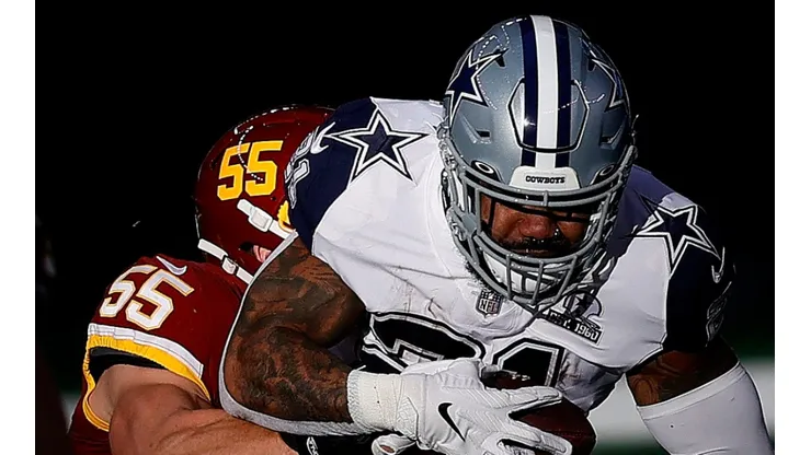 Jugada de Dallas Cowboys y Washington Football Team