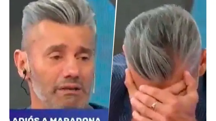 Todos somos él: Goyco se quebró en vivo al recordar a Diego