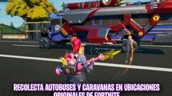 Recolecta autobuses y caravanas en ubicaciones originales de Fortnite