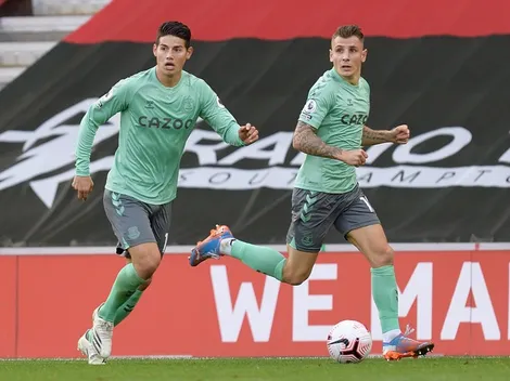 Mala suerte para Everton: se lesionó uno de los mejores socios de James