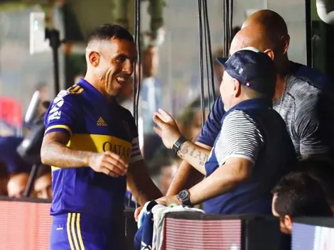 El posteo de Tevez para Maradona: "Vos sos inmortal, nunca vas a morir"