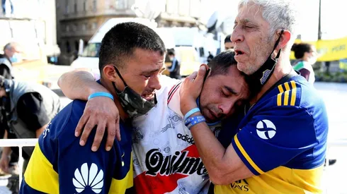 Uniste el país, Diego: el video del abrazo entre un hincha de Boca y de River