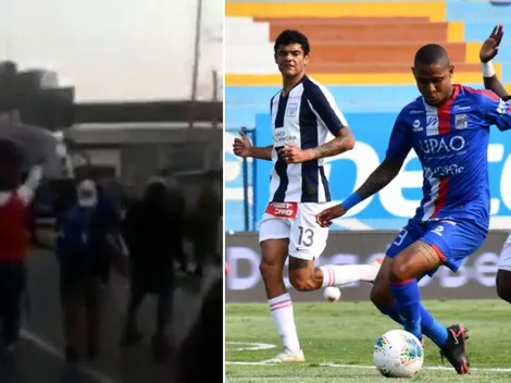 Hinchas de Alianza Lima protestaron ante bus que trasladaba al plantel
