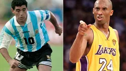 Diego Maradona y Kobe Bryant