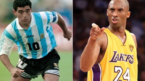 Diego Maradona y Kobe Bryant