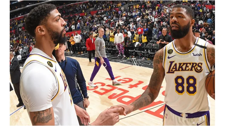 Anthony Davis y LeBron James