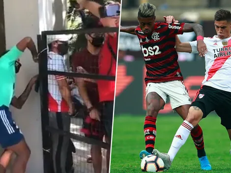 Insólito: un hincha de River le pidió un autógrafo a Bruno Henrique