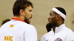 Marc Gasol y LeBron James