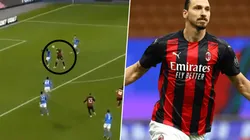 Golazo y festejo de Zlatan Ibrahimovic.