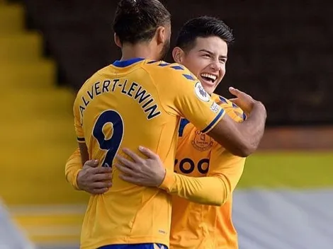 Destrozan a James en redes, tras publicar foto de victoria con el Everton