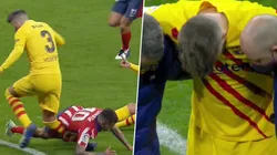 El momento de la lesión y el del llanto.