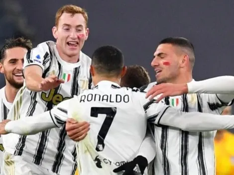 Cristiano enganchó, pasó a dos y sacó una bomba para el primero de Juventus