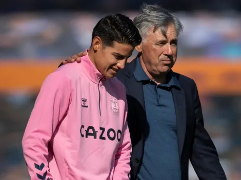 "Están decepcionados": Ancelotti habló cómo llegaron de ánimo James y Mina