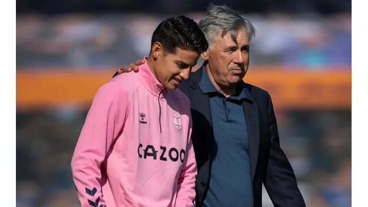 "Están decepcionados": Ancelotti habló cómo llegaron de ánimo James y Mina