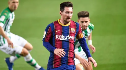 Foto de Lionel Messi y Ronald Koeman.