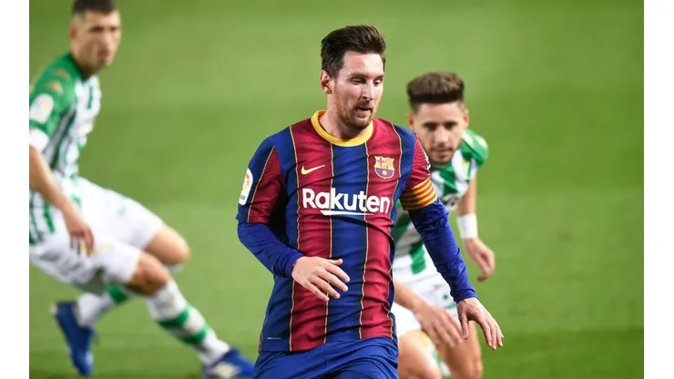 Foto de Lionel Messi y Ronald Koeman.