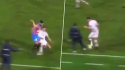 Video: su equipo ganaba 2 a 1, se metió en la cancha para cortar una jugada y recibió una sanción ejemplar