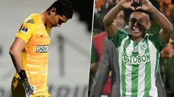 Aldair Quintana y Vladimir Hernández, jugadores de Atlético Nacional.