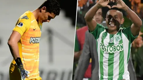 Aldair Quintana y Vladimir Hernández, jugadores de Atlético Nacional.