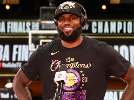 La única reacción que tuvo LeBron James al Draft de la NBA
