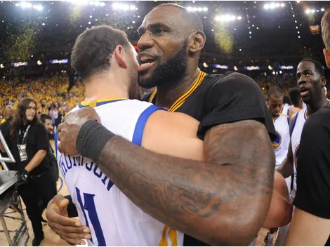 LeBron James le envió un gran mensaje a Klay Thompson