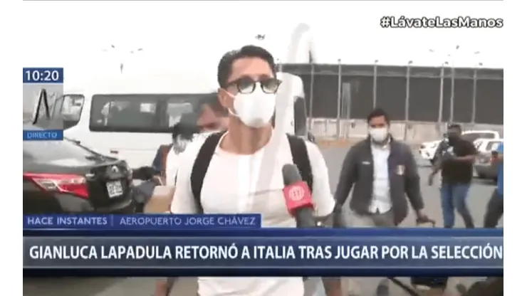 Lapadula fue uno de los mjores de Perú contra Argentina.