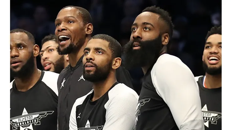 Kevin Durant, Kyre Irving y James Harden