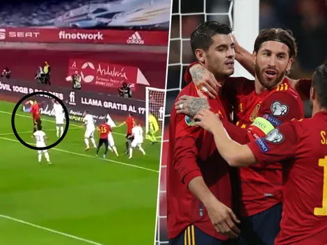 Video: Morata metió un tremendo cabezazo y puso arriba a España contra Alemania