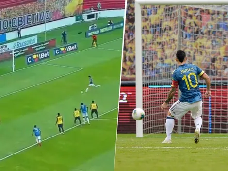 Juzguen ustedes: ¿James Rodríguez quiso fallar el penalti contra Ecuador?