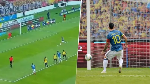 Juzguen ustedes: ¿James Rodríguez quiso fallar el penalti contra Ecuador?