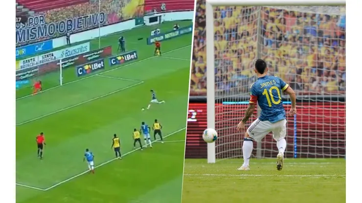 Juzguen ustedes: ¿James Rodríguez quiso fallar el penalti contra Ecuador?