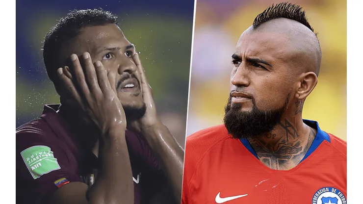 Venezuela y Chile chocan por las Eliminatorias.