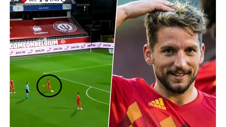 Golazo extraordinario de Dries Mertens.