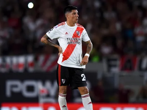 Enzo Pérez salió de lesionado y los hinchas de River estallaron de preocupación en Twitter