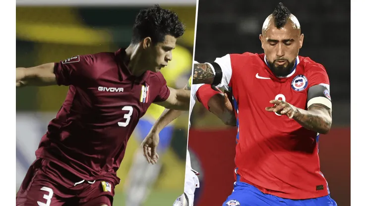 Venezuela y Chile se enfrentan por las Eliminatorias Sudamericanas.