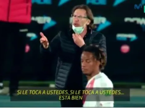 El intercambio de palabras de Ricardo Gareca con Arturo Vidal y el árbitro