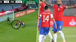 El segundo gol de Arturo Vidal a Perú.