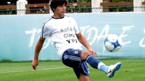Luciano Vera en la Selección Argentina.