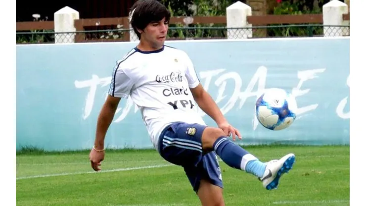 Luciano Vera en la Selección Argentina.