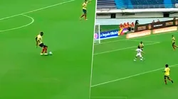 Colombia se equivocó en el fondo, Nández la armó y Cavani puso el 1 a 0 de Uruguay