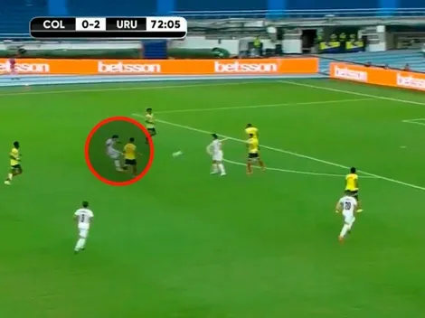 Es baile: Núñez puso el 3 a 0 y Uruguay ya golea a Colombia