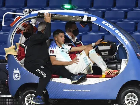 Peor de lo que se esperaba: el parte médico de Exequiel Palacios que publicó Argentina