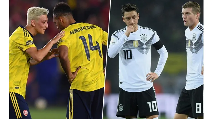 Özil se metió en la guerra Kroos-Aubameyang y tomó partido