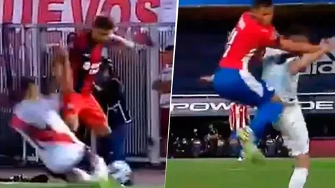 ¿Venganza? Twitter recuerda la patada de Palacios a Oscar Romero en un River - San Lorenzo