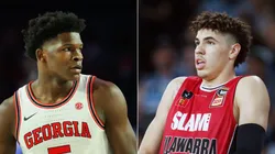 Anthony Edwards y LaMelo Ball